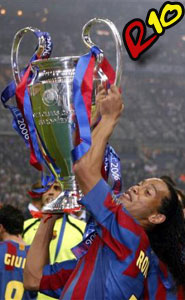 ronaldinho avec la coupe
